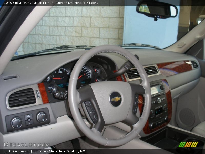Sheer Silver Metallic / Ebony 2010 Chevrolet Suburban LT 4x4