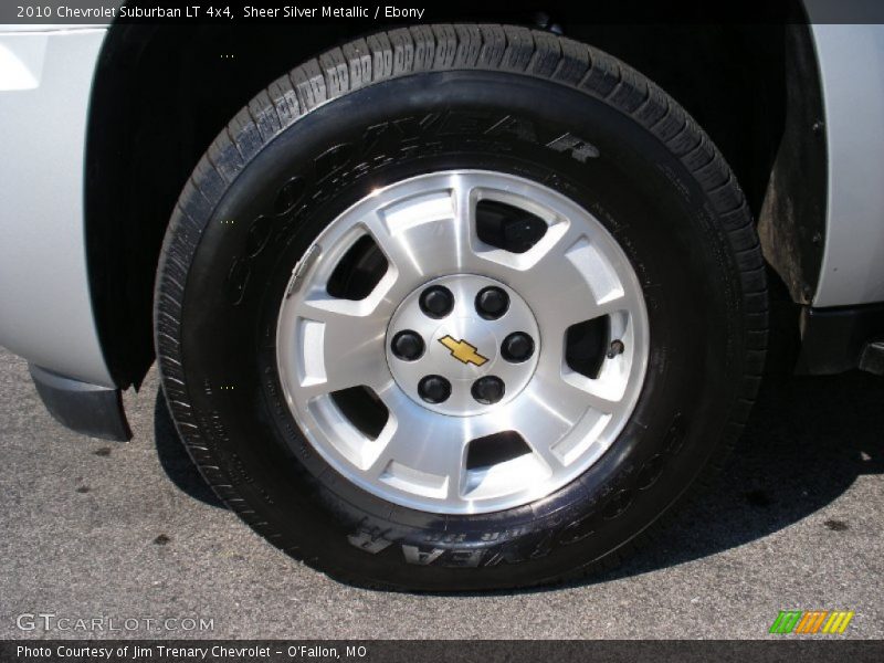 Sheer Silver Metallic / Ebony 2010 Chevrolet Suburban LT 4x4
