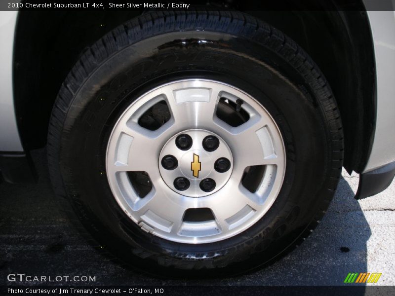 Sheer Silver Metallic / Ebony 2010 Chevrolet Suburban LT 4x4