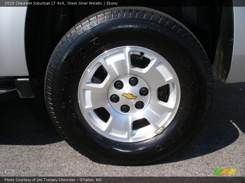 Sheer Silver Metallic / Ebony 2010 Chevrolet Suburban LT 4x4