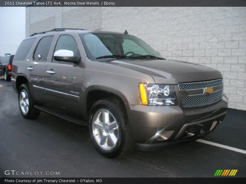 Mocha Steel Metallic / Ebony 2011 Chevrolet Tahoe LTZ 4x4