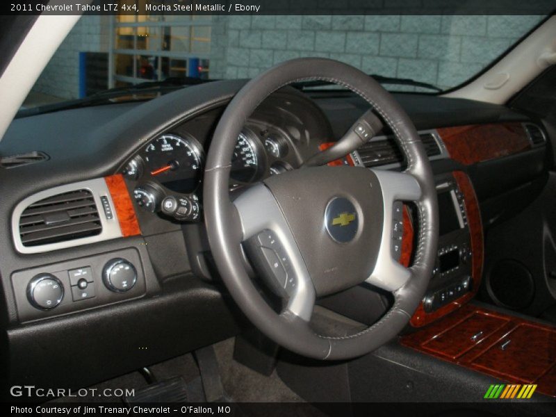 Mocha Steel Metallic / Ebony 2011 Chevrolet Tahoe LTZ 4x4