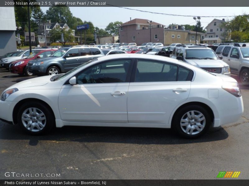 Winter Frost Pearl / Charcoal 2009 Nissan Altima 2.5 S