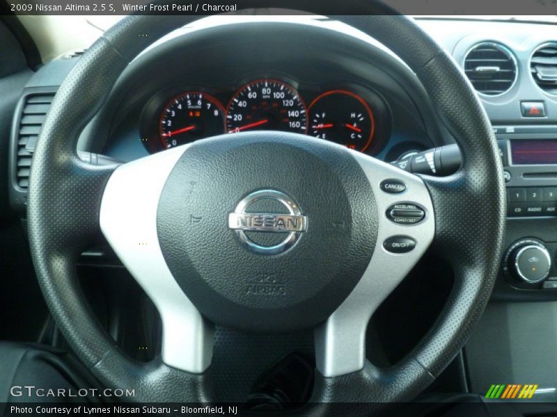Winter Frost Pearl / Charcoal 2009 Nissan Altima 2.5 S