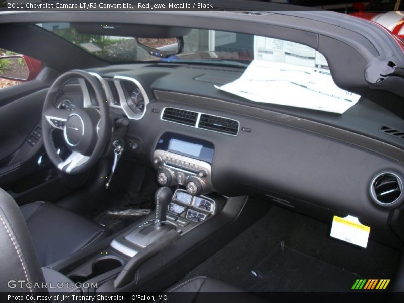 Red Jewel Metallic / Black 2011 Chevrolet Camaro LT/RS Convertible