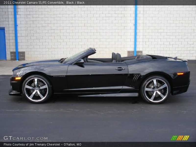 Black / Black 2011 Chevrolet Camaro SS/RS Convertible