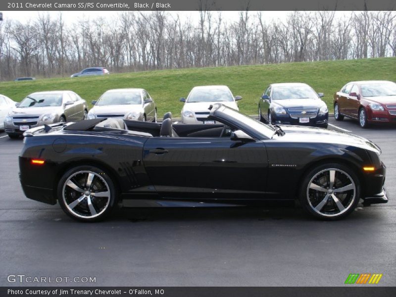 Black / Black 2011 Chevrolet Camaro SS/RS Convertible