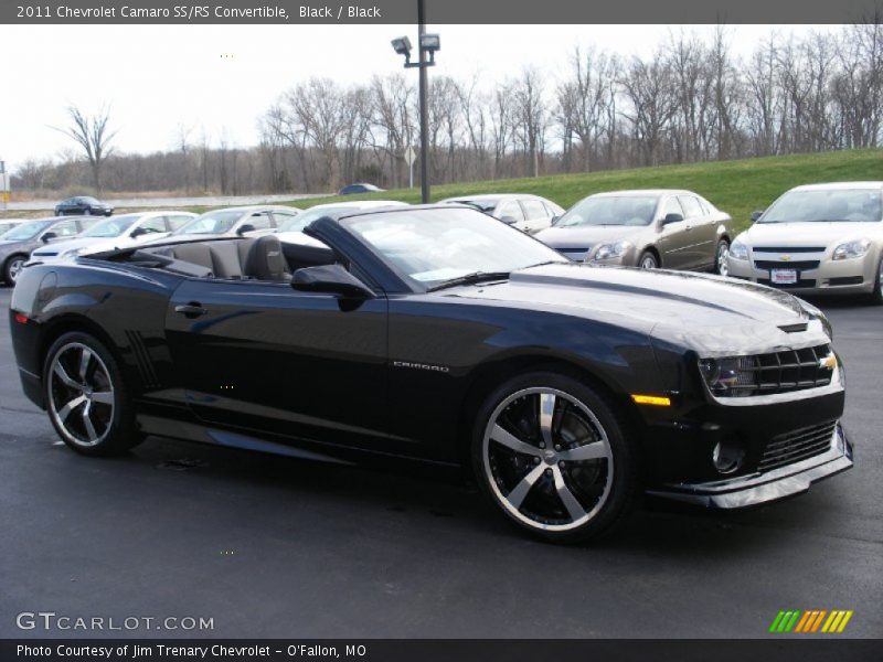 Black / Black 2011 Chevrolet Camaro SS/RS Convertible