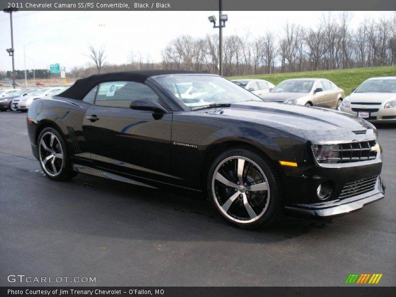 Black / Black 2011 Chevrolet Camaro SS/RS Convertible