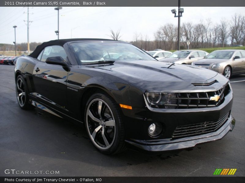 Black / Black 2011 Chevrolet Camaro SS/RS Convertible