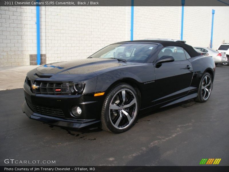 Black / Black 2011 Chevrolet Camaro SS/RS Convertible