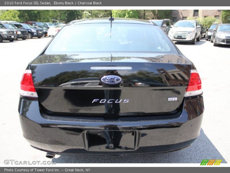 Ebony Black / Charcoal Black 2010 Ford Focus SEL Sedan