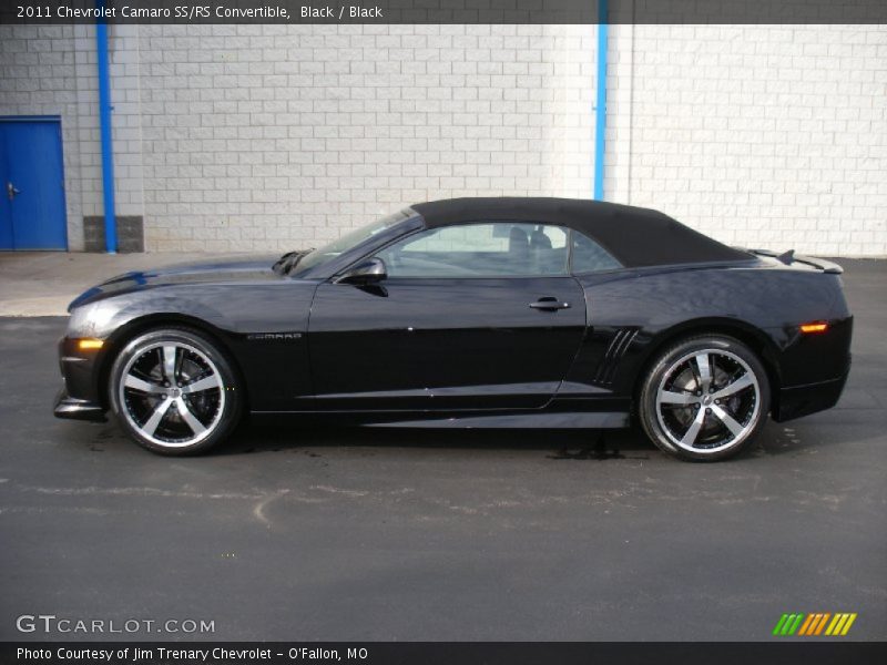 Black / Black 2011 Chevrolet Camaro SS/RS Convertible