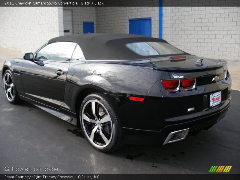 Black / Black 2011 Chevrolet Camaro SS/RS Convertible