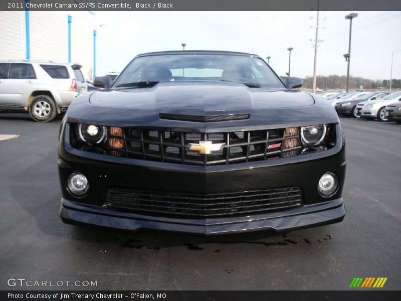 Black / Black 2011 Chevrolet Camaro SS/RS Convertible