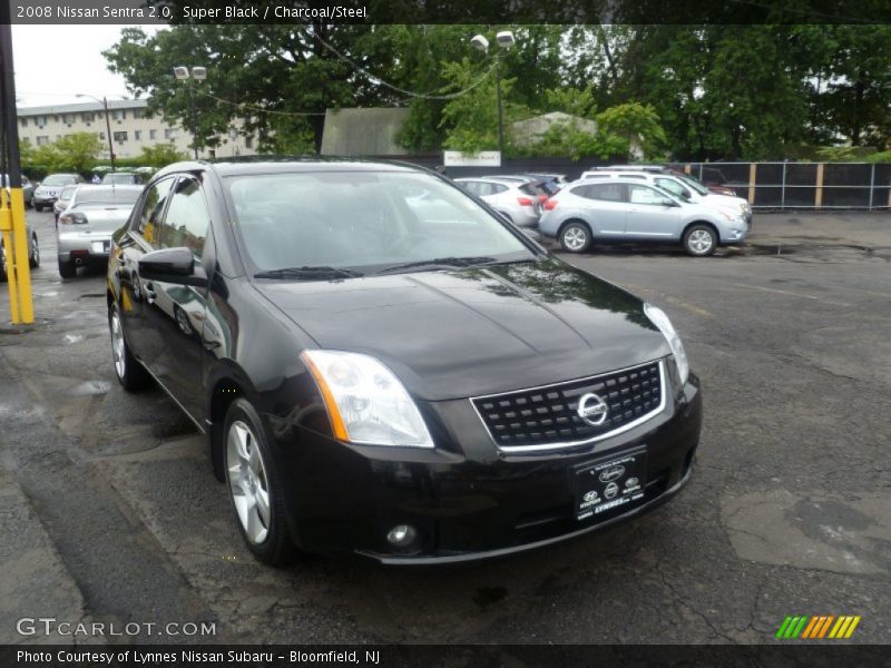 Super Black / Charcoal/Steel 2008 Nissan Sentra 2.0