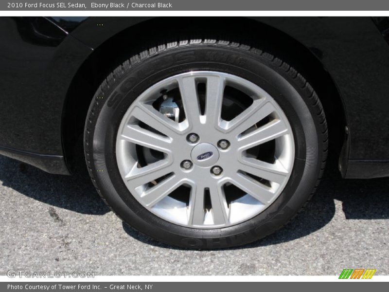 Ebony Black / Charcoal Black 2010 Ford Focus SEL Sedan