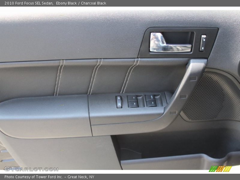Ebony Black / Charcoal Black 2010 Ford Focus SEL Sedan