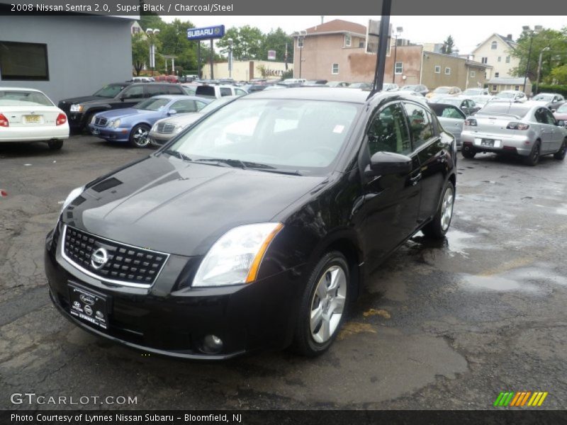 Super Black / Charcoal/Steel 2008 Nissan Sentra 2.0