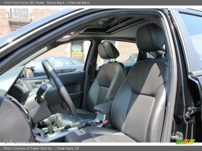 Ebony Black / Charcoal Black 2010 Ford Focus SEL Sedan