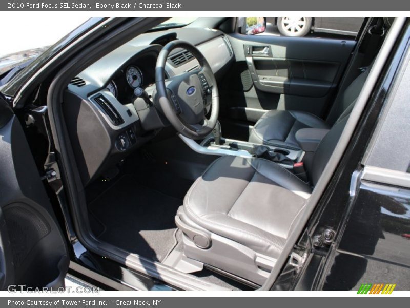 Ebony Black / Charcoal Black 2010 Ford Focus SEL Sedan