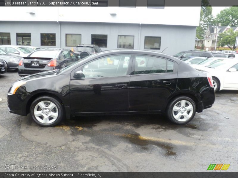 Super Black / Charcoal/Steel 2008 Nissan Sentra 2.0