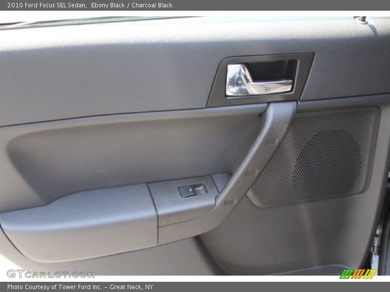 Ebony Black / Charcoal Black 2010 Ford Focus SEL Sedan