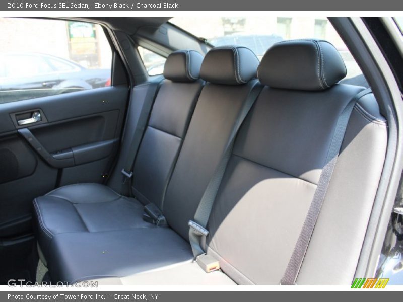 Ebony Black / Charcoal Black 2010 Ford Focus SEL Sedan
