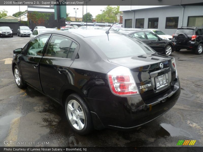 Super Black / Charcoal/Steel 2008 Nissan Sentra 2.0