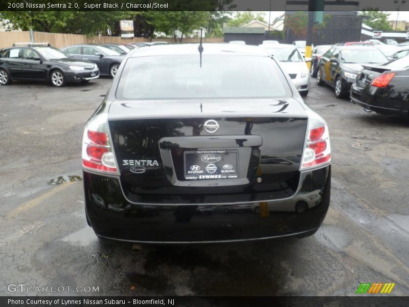 Super Black / Charcoal/Steel 2008 Nissan Sentra 2.0