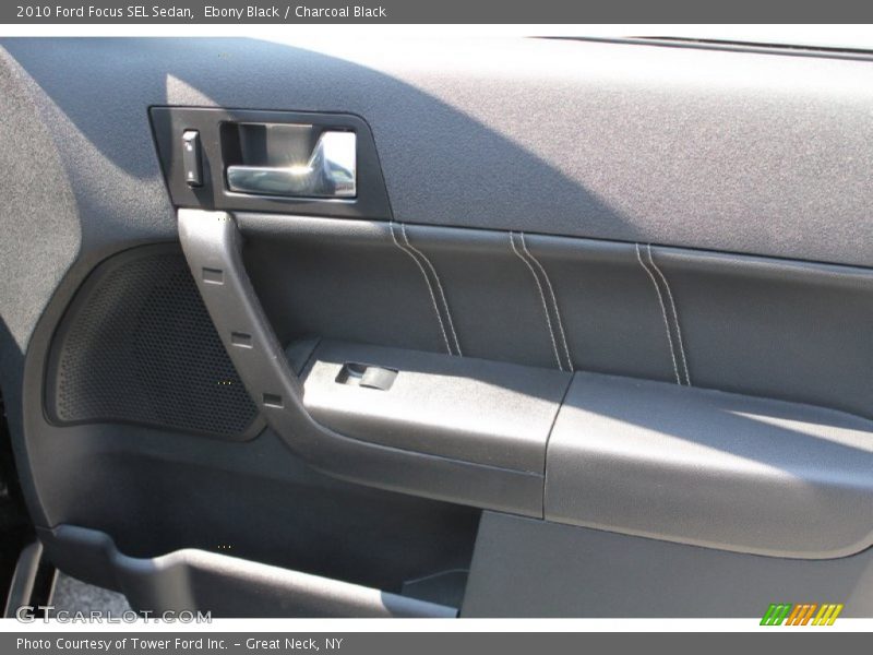Ebony Black / Charcoal Black 2010 Ford Focus SEL Sedan