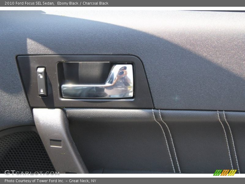 Ebony Black / Charcoal Black 2010 Ford Focus SEL Sedan