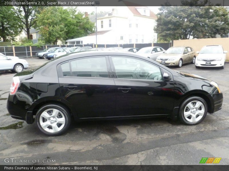 Super Black / Charcoal/Steel 2008 Nissan Sentra 2.0