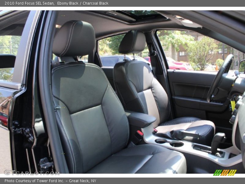 Ebony Black / Charcoal Black 2010 Ford Focus SEL Sedan