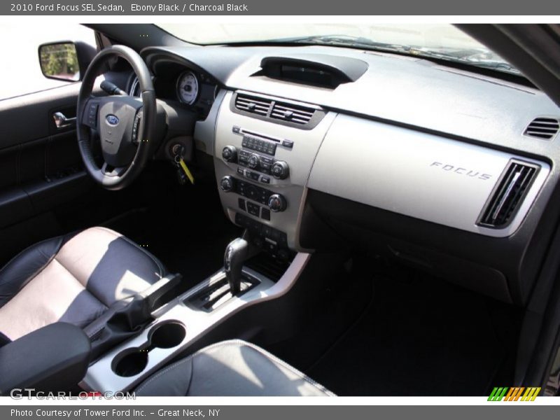 Ebony Black / Charcoal Black 2010 Ford Focus SEL Sedan