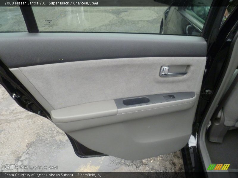 Super Black / Charcoal/Steel 2008 Nissan Sentra 2.0