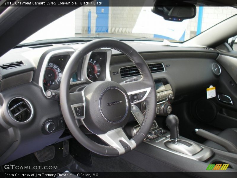 Black / Black 2011 Chevrolet Camaro SS/RS Convertible