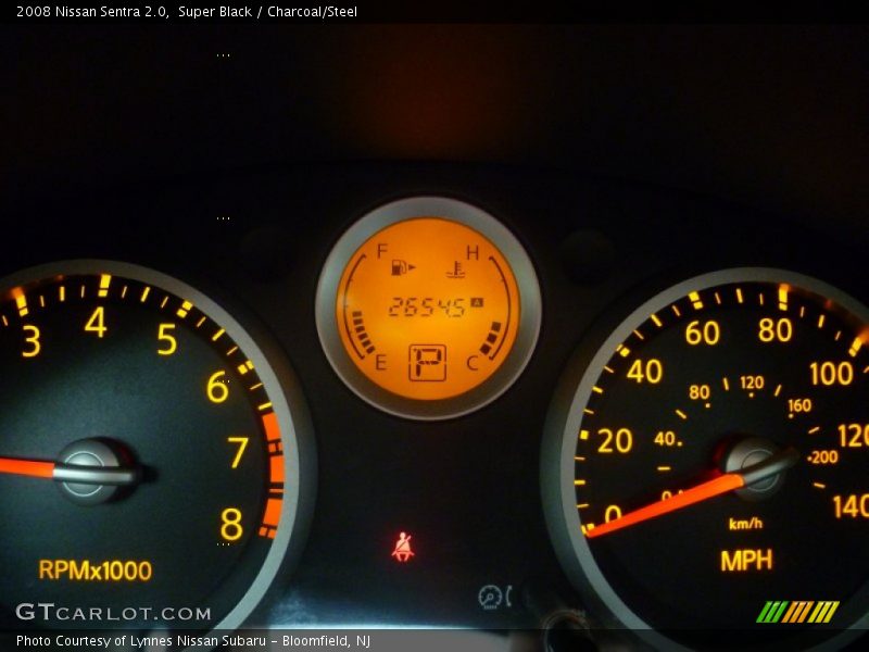Super Black / Charcoal/Steel 2008 Nissan Sentra 2.0
