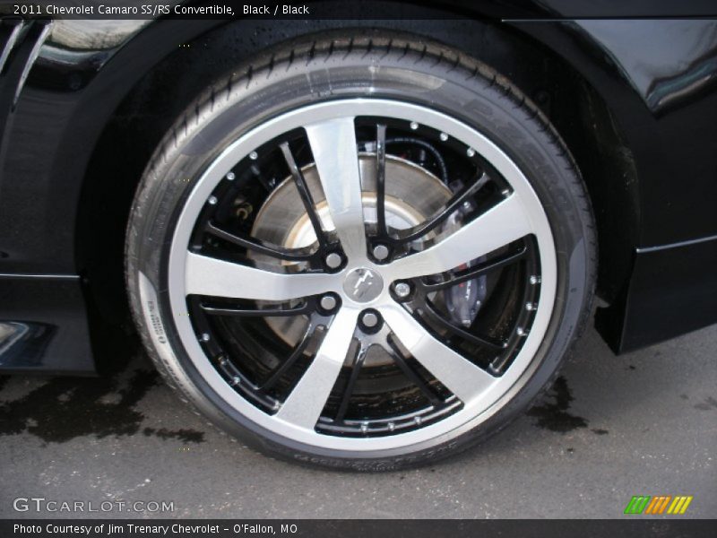 Custom Wheels of 2011 Camaro SS/RS Convertible
