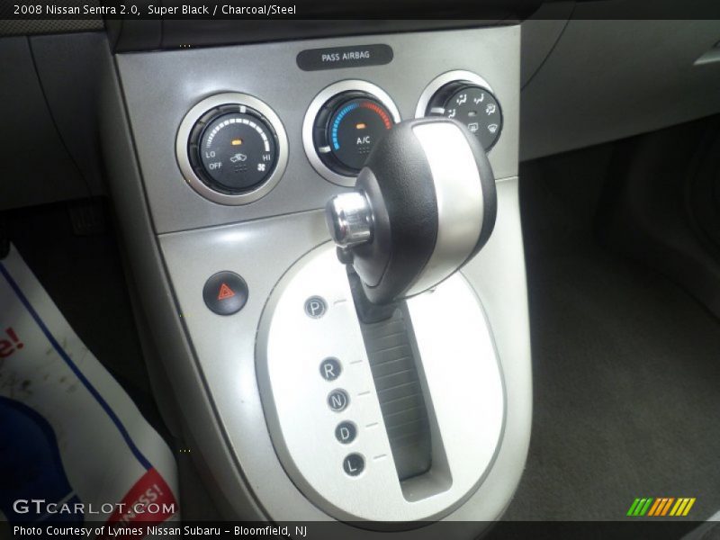 Super Black / Charcoal/Steel 2008 Nissan Sentra 2.0