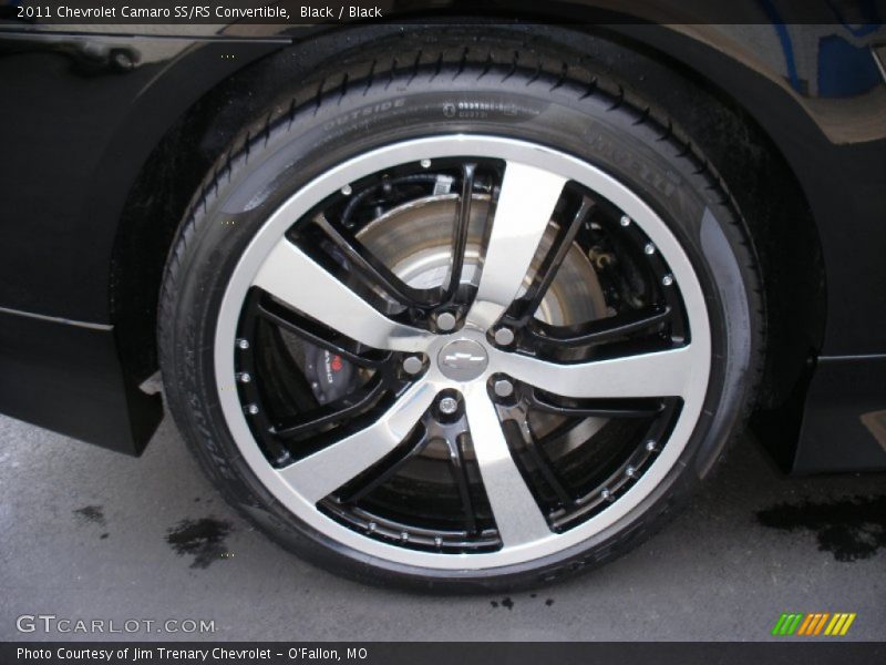 Black / Black 2011 Chevrolet Camaro SS/RS Convertible