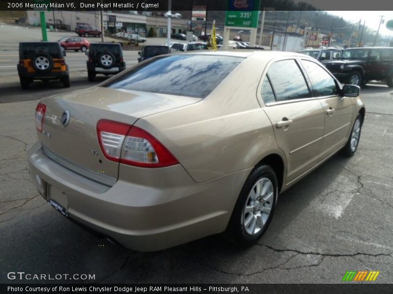 Dune Pearl Metallic / Camel 2006 Mercury Milan V6