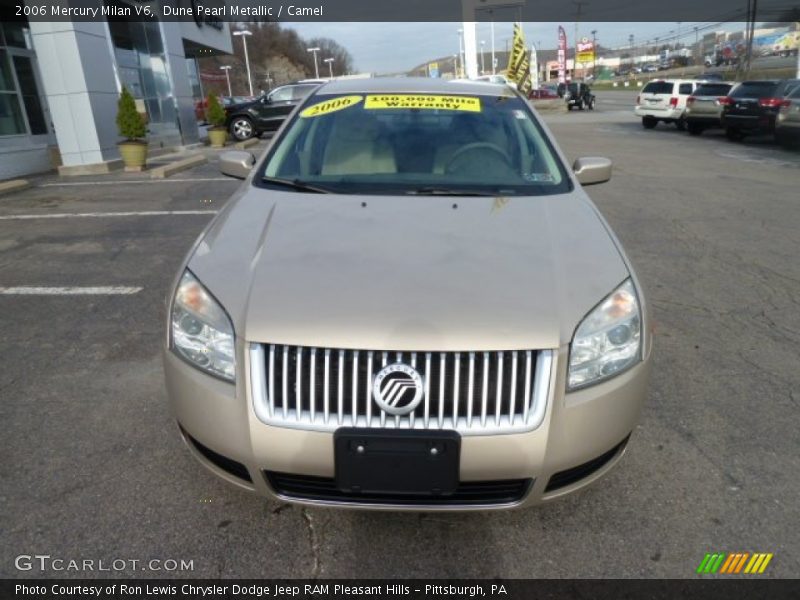 Dune Pearl Metallic / Camel 2006 Mercury Milan V6