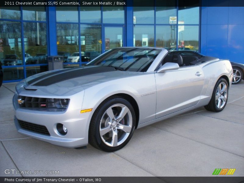 Silver Ice Metallic / Black 2011 Chevrolet Camaro SS/RS Convertible