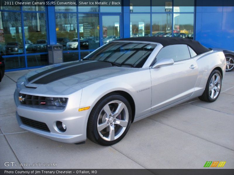 Silver Ice Metallic / Black 2011 Chevrolet Camaro SS/RS Convertible