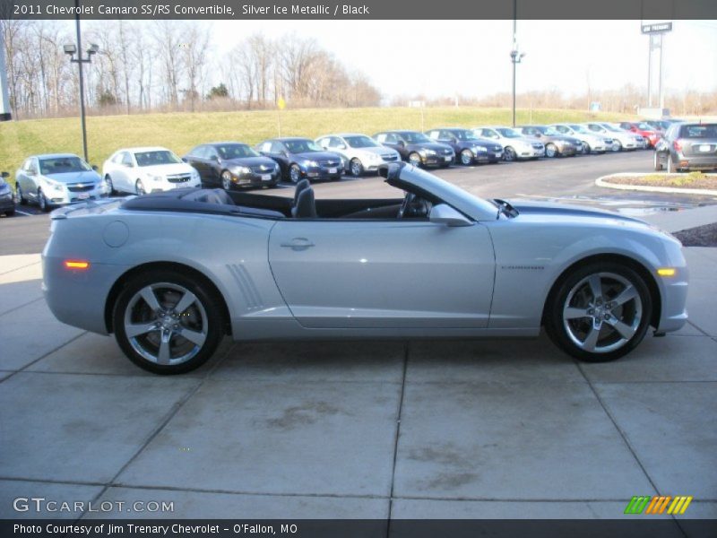 Silver Ice Metallic / Black 2011 Chevrolet Camaro SS/RS Convertible