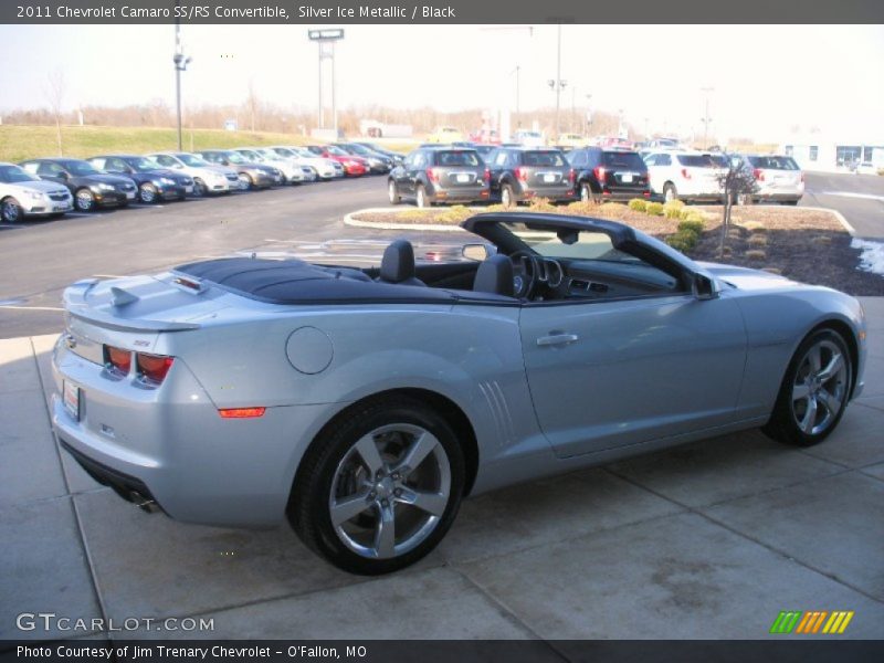 Silver Ice Metallic / Black 2011 Chevrolet Camaro SS/RS Convertible