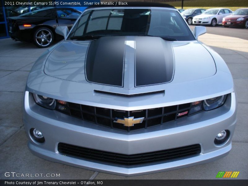 Silver Ice Metallic / Black 2011 Chevrolet Camaro SS/RS Convertible