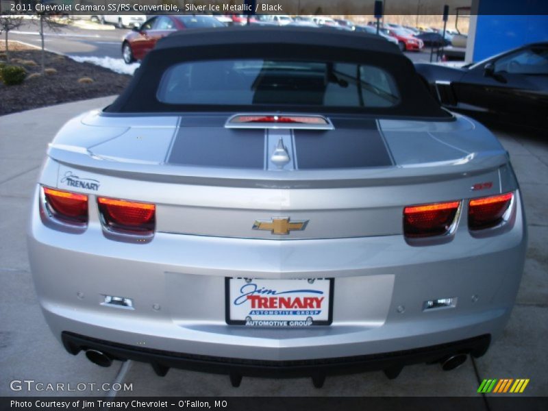 Silver Ice Metallic / Black 2011 Chevrolet Camaro SS/RS Convertible