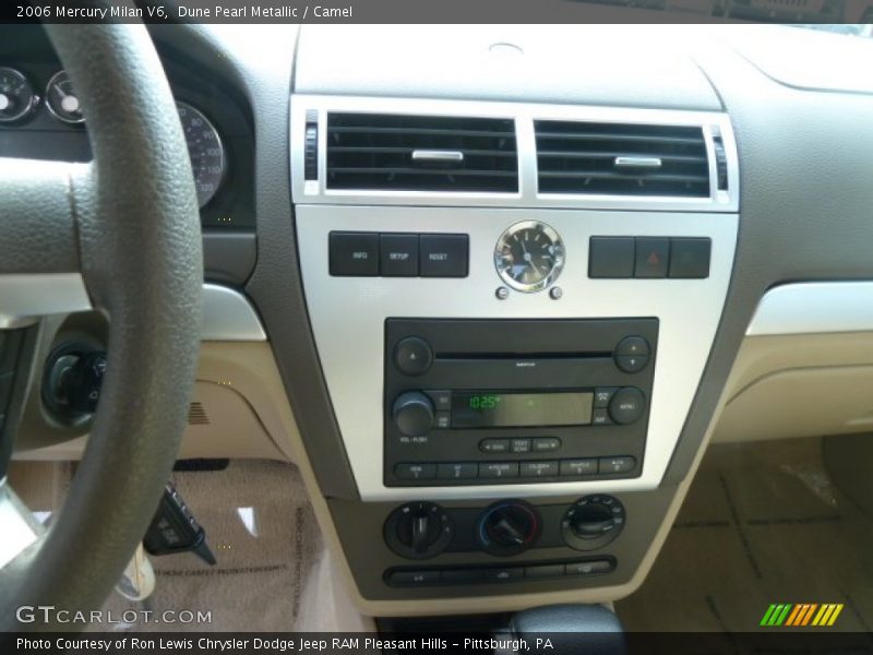Dune Pearl Metallic / Camel 2006 Mercury Milan V6